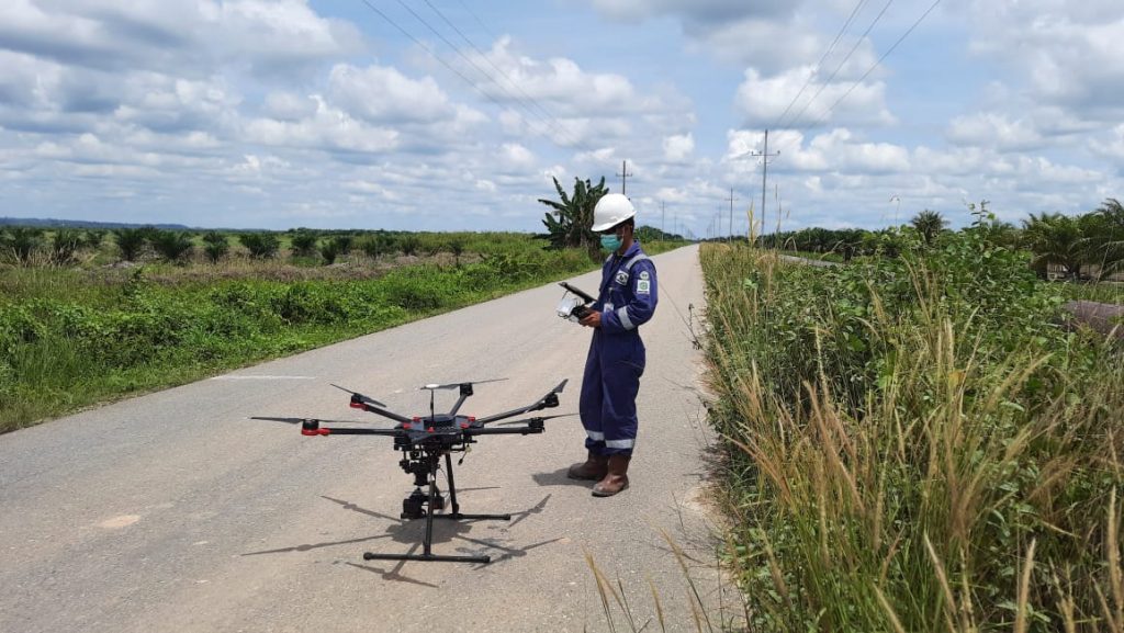 Drone inspeksi untuk area minyak dan gas - Terra Drone Indonesia