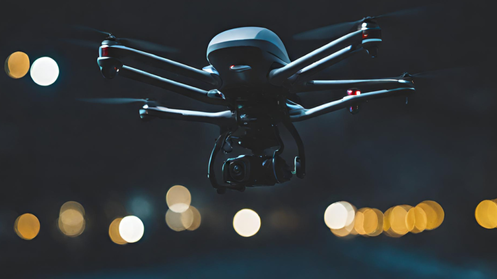 drone malam hari